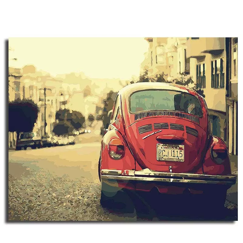 Oldtimer in de stad - Afbeelding 2