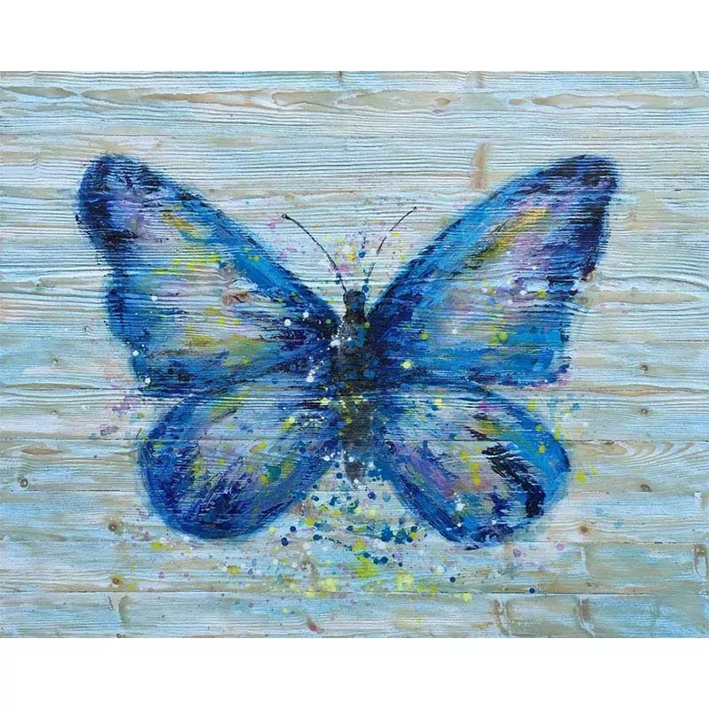 Blauwe vlinder - Afbeelding 2